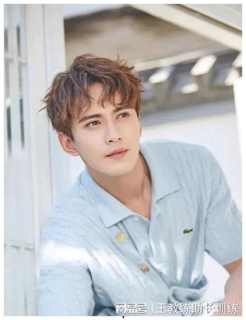 明星网红烫发图片男